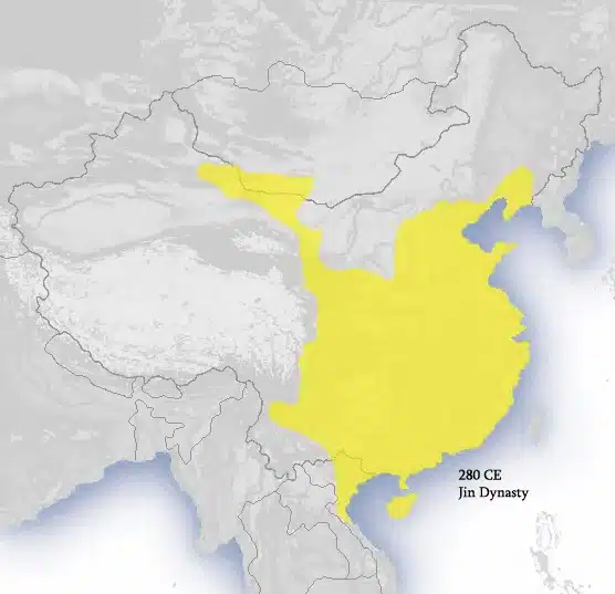 چین و سه پادشاهی / فروپاشی هان (Three Kingdoms) 6 تاریخ چین - امپراتوری جین