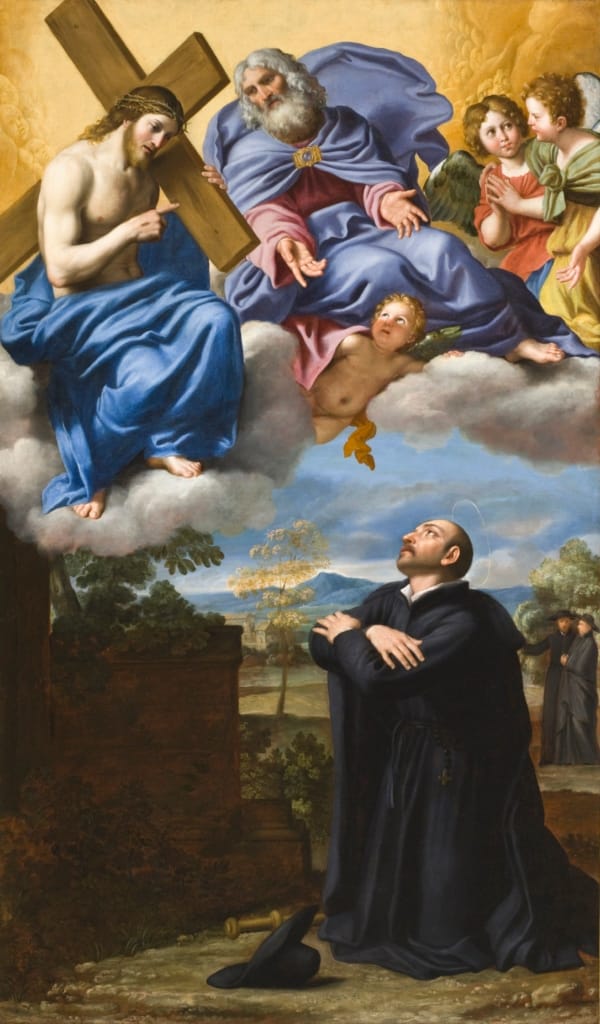 Saint Ignatius of Loyolas Vision of Christ and God the Father at La Storta LACMA M.89.59